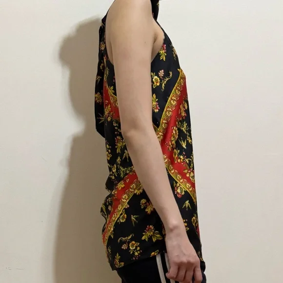 Floral Halter Neck Top - Picture 4 of 4